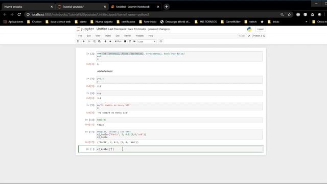 Python Básico Parte 1 - Declarar variables, tipos de datos, listas, tuplas y sets. смотреть онлайн