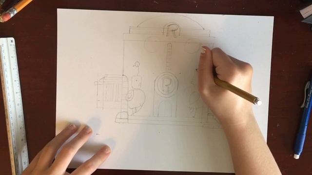 Drawing the house from Meet The Robinsons смотреть онлайн