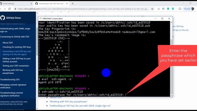 Github add SSH key смотреть онлайн