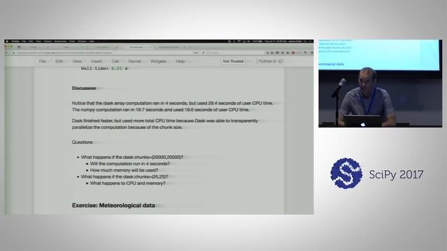 Parallelizing Scientific Python with Dask | SciPy 2017 Tutorial | James Crist смотреть онлайн