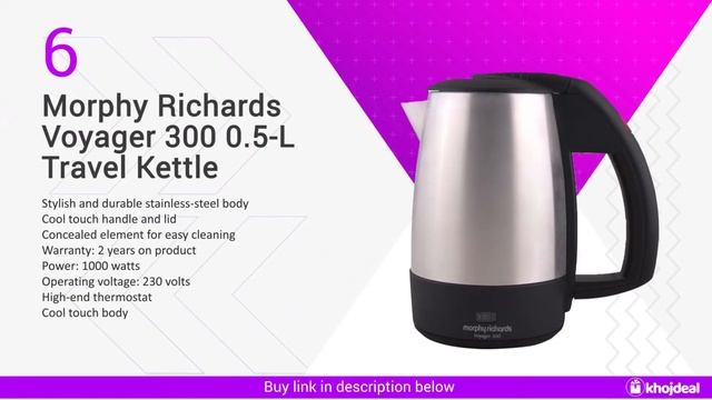 Best Electric Kettle in India: Stainless Steel Kettle for Maggi, Boiling Milk & Eggs | For Hostel смотреть онлайн