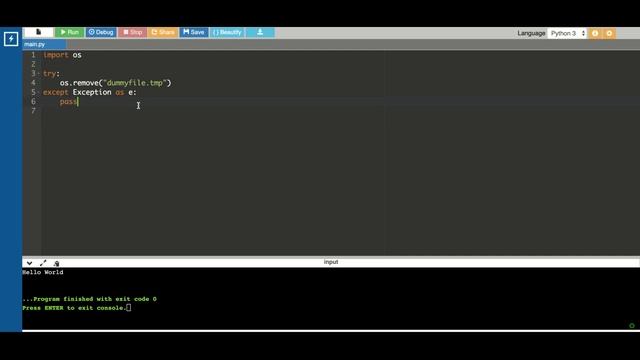 Python Tutorial [Trick] | Selectively ignore exceptions using traditional and smart way смотреть онлайн