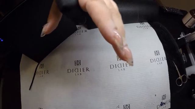 Nail correction and extension with Didier Lab rubber base coat смотреть онлайн