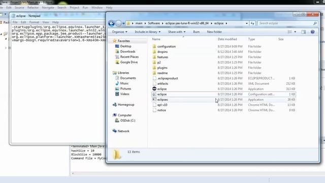 How to set Program and VM Arguments in Eclipse ( Java) and change Heapsize смотреть онлайн