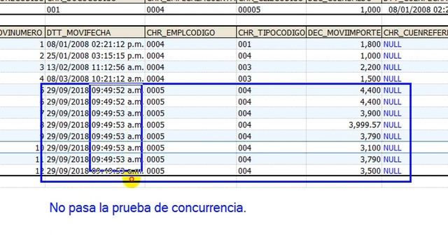 SISTEMAS UNI - ORACLE SQL - G3V27 - Transacciones Concurrencia смотреть онлайн