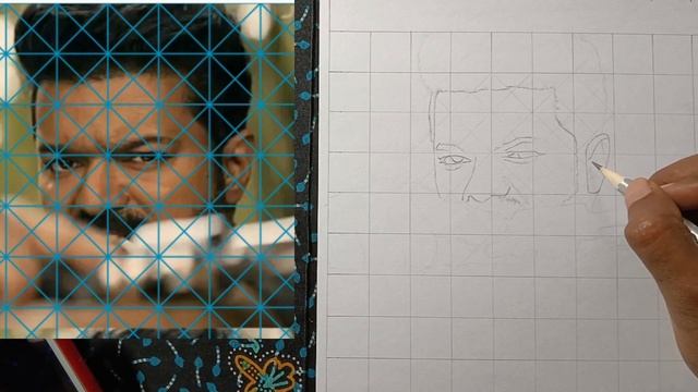 LEO Vijay / Vijay Dawing Easy / Grid Method Outline / Easy Drawing / Arun ArtBook смотреть онлайн
