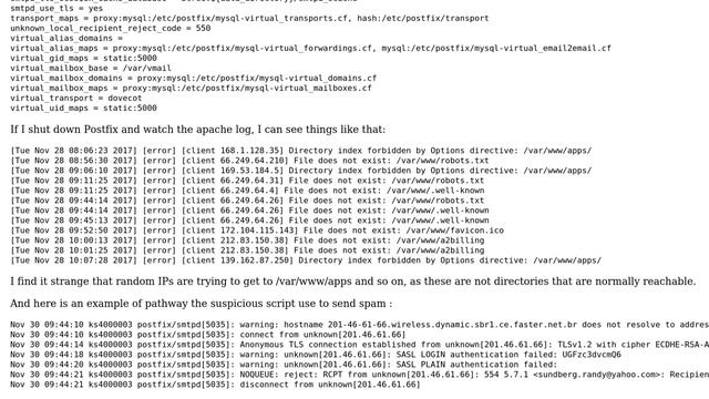 DevOps & SysAdmins: Outgoing spam on Postfix without any X-PHP-Originating-Script header смотреть онлайн