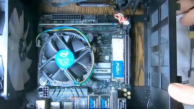 Jonsbo T8 mini ITX case PC build смотреть онлайн