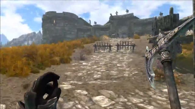 Skyrim SE mod Throwing Weapon Project смотреть онлайн