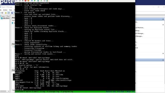 Project6-2 xfs scan, root password reset смотреть онлайн