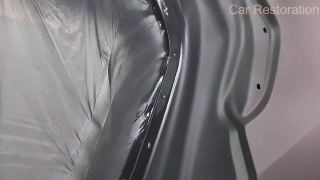 Car Restoration - Body repair BMW Replacing the rear fender - work on the slipway - straightening смотреть онлайн