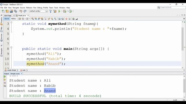 Class 22 | method parameters java| Java Function passing Value Parameter смотреть онлайн