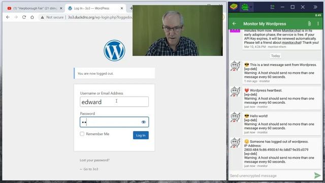Testing the Monitor.chat Plugin on WordPress 5.7 смотреть онлайн