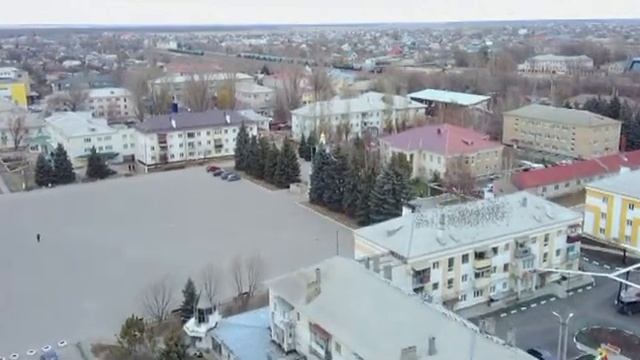 новоаннинский с высоты - осень