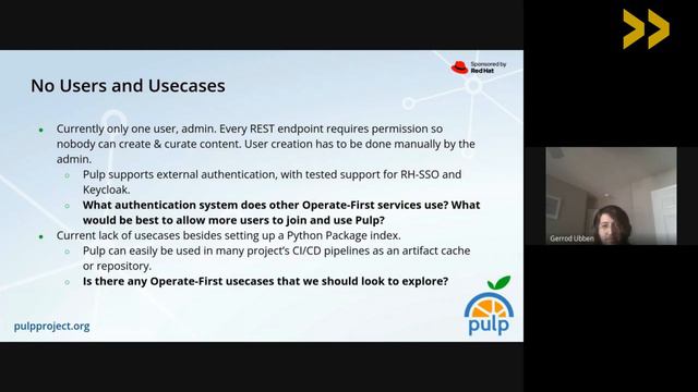 S02E07 » Pulp: Fetch, Upload, Organize, and Distribute Software Packages » Operate First Meet-Up смотреть онлайн