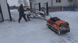 Мотобуксировщик. Жизнь в деревне