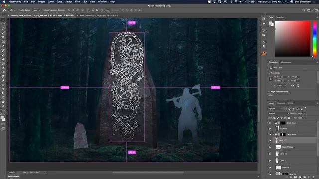 Painting a Magical Viking Runestone - Concept Art смотреть онлайн