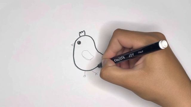 Как нарисовать цыплёнка смотреть онлайн