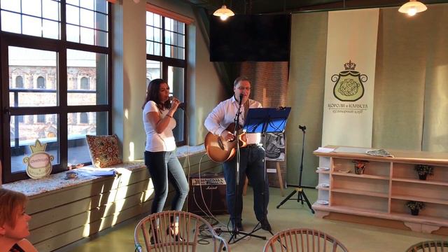 Yesterday - Beatles (live cover) - Дмитрий Иншаков и Лия Джавадова смотреть онлайн