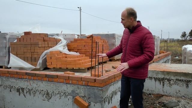 С чего начать кладку кирпича?  Строительство домов в Краснодаре  Технология строительства