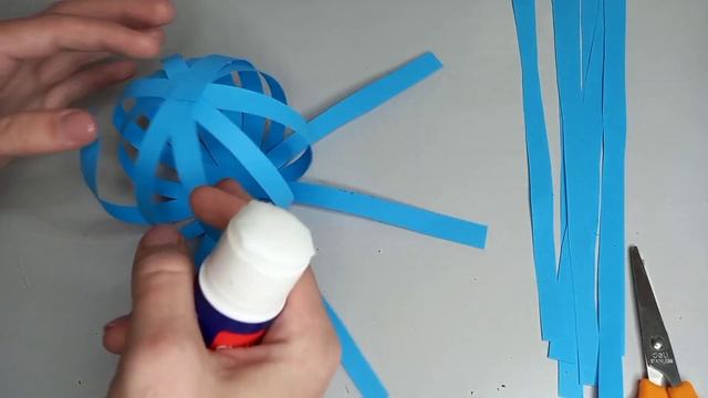 Осьминог из бумаги