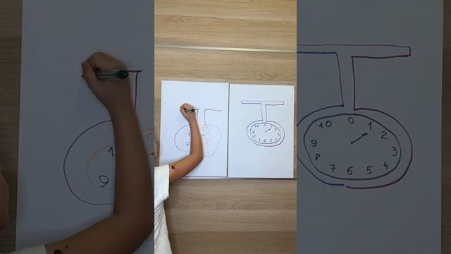 Учим цифру 5! Рисуем и учим цифры! #shorts #short #учимцифры #цифры #рисование смотреть онлайн