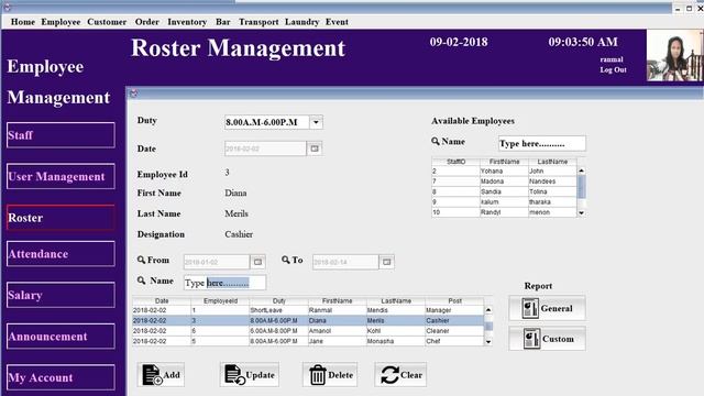 Employee Management System (JAVA,Microsoft SQL SERVER 2014,IReports) смотреть онлайн