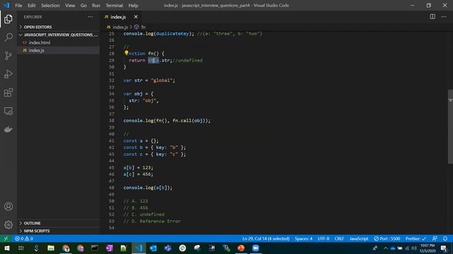 #5 Frontend JavaScript Interview Questions | Duplicate Keys & Object Keys In javascript | смотреть онлайн