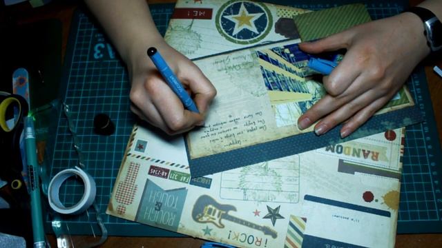 скрапбукинг - создание странички смотреть онлайн