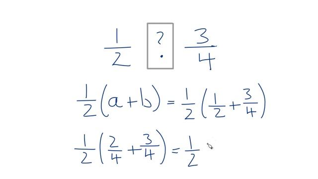 What fraction between 1/2 and 3/4? смотреть онлайн
