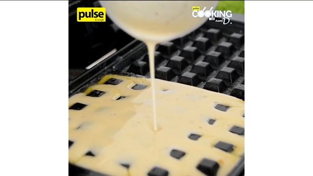 Savoury Waffle With Egg