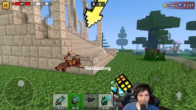 NEW PG3D Campaign: VIRTUAL WORLD - Hard Difficulty Pt #1 Pixel Gun 3D Gameplay смотреть онлайн