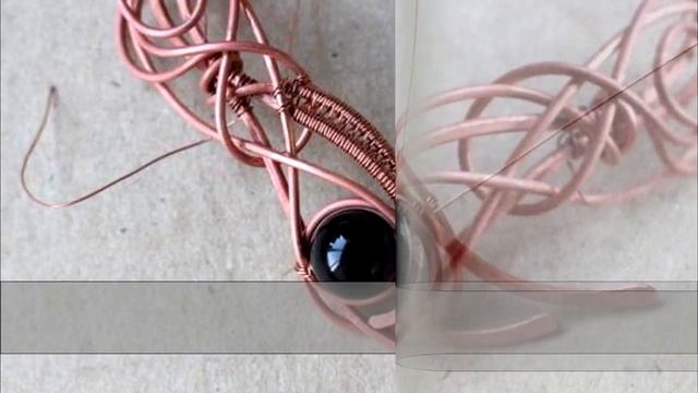 Эксклюзивная брошь в стиле wire wrap своими руками! Мастер-класс от Школы мастеров! смотреть онлайн