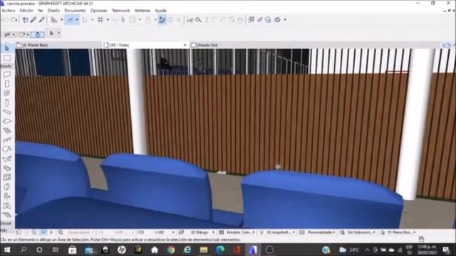 Cancha de futbol 7 en archicad (Modern soccer field) ⚽️ ? смотреть онлайн