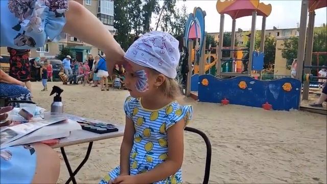 Фейс-арт на празднике лета (Face art) смотреть онлайн