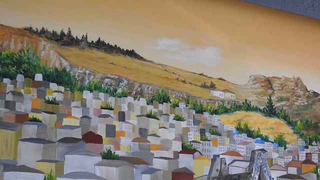 Corleone, Sicily, Italy mural painting смотреть онлайн