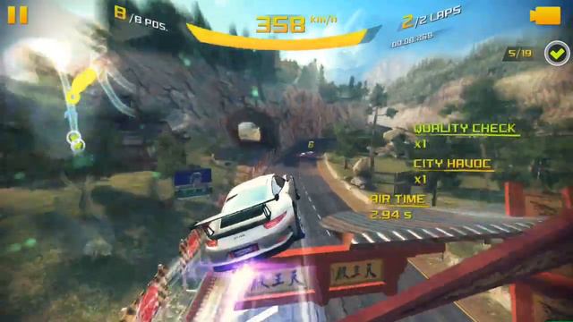 Asphalt 8 Porsche 911 GT3 RS - R&D Test 25 LAB 003 - The Great Wall смотреть онлайн