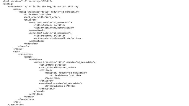 Magento: Admin menu doesn't appear and simplexml_load_string() Error смотреть онлайн