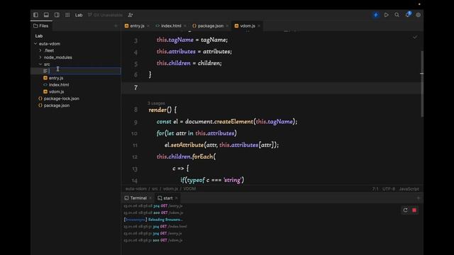 What is Virtual DOM or V-DOM ? Is it hard to implement one from scratch ? Let's see (Nepali) смотреть онлайн