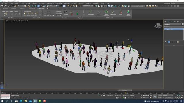 Introduction to Populate in 3ds max 2022 смотреть онлайн
