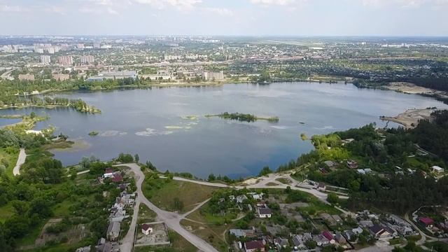 Полёт на 3,5 км на Mavic Pro|Основянское озеро Харьков смотреть онлайн