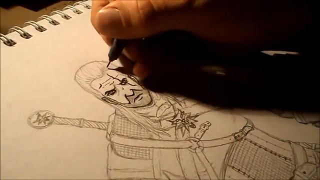 How To Draw The Witcher - Geralt Of Rivia
