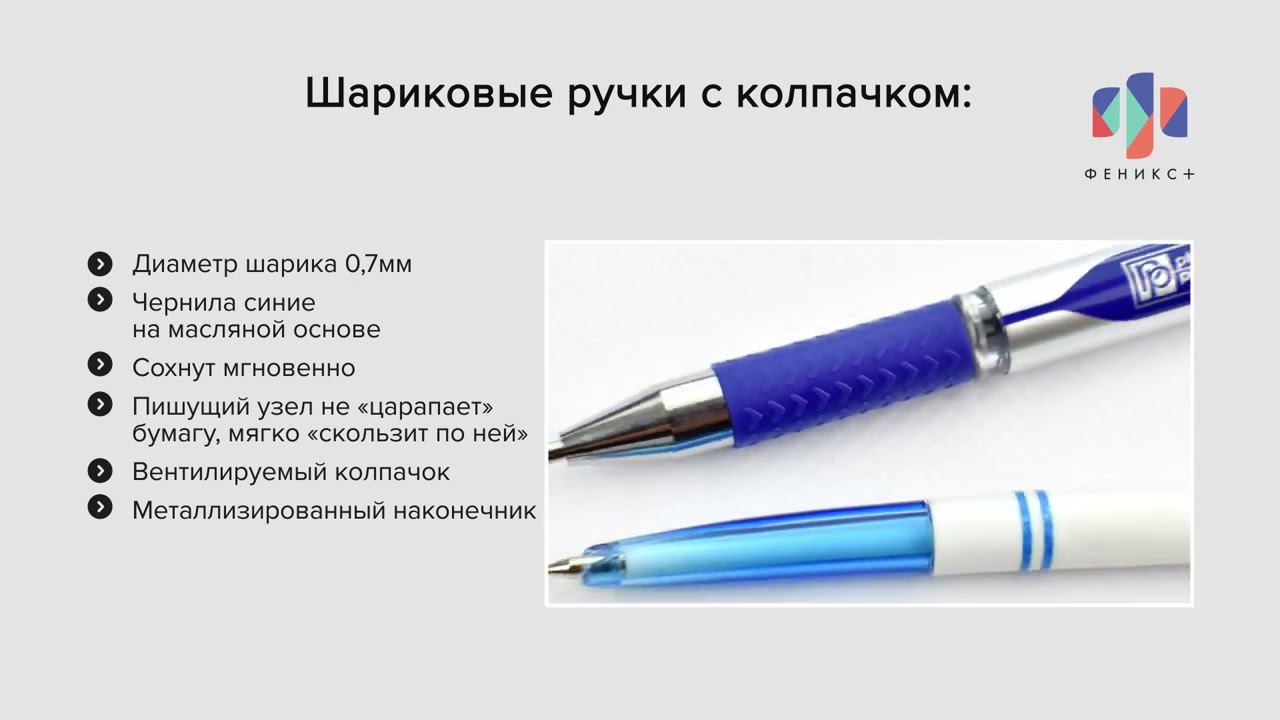 Шариковые ручки с колпачком смотреть онлайн