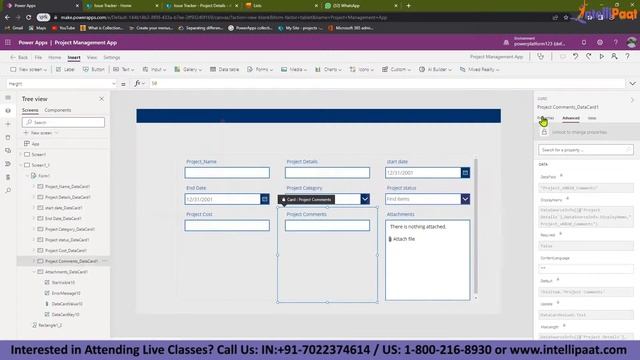 Microsoft Powerapps Full Course | Powerapps Tutorial For Beginners | Power BI Training | Intellipaa