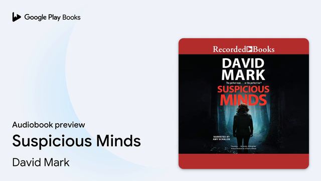 Suspicious Minds by David Mark · Audiobook preview смотреть онлайн