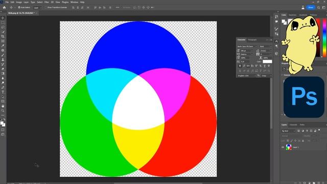 How to change the color mode from RGB to CMYK of Adobe Photoshop and Adobe Illustrator смотреть онлайн