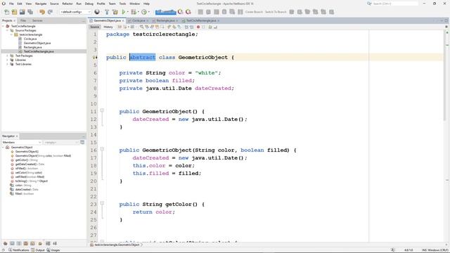 Java Abstract Classes and Abstract Methods смотреть онлайн