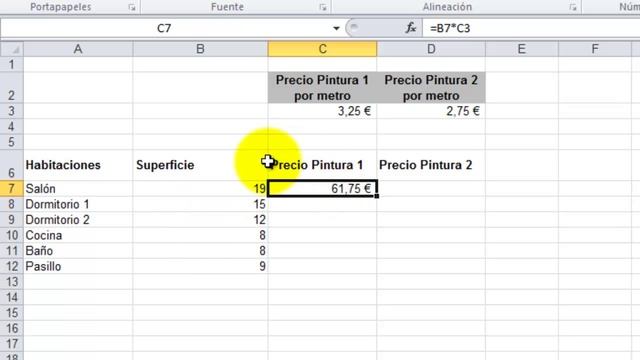 Cálculo con referencias en Excel 2010 смотреть онлайн