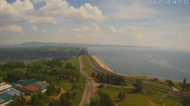 Облака над Братской ГЭС смотреть онлайн