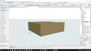 Геометрические вариантиы построения стен в Архикад, трапецедиальный и многоугольник, наклонная стен